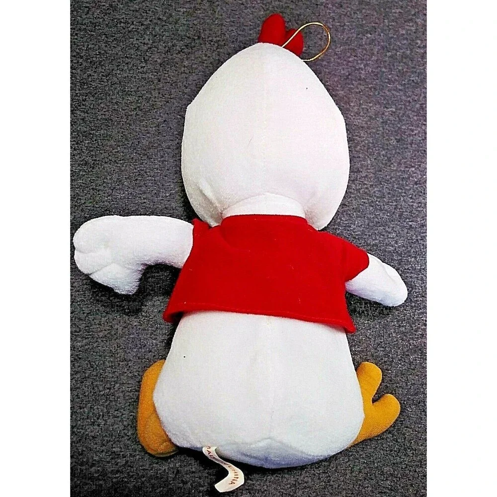 Chick With Glasses Red Shirt Plush